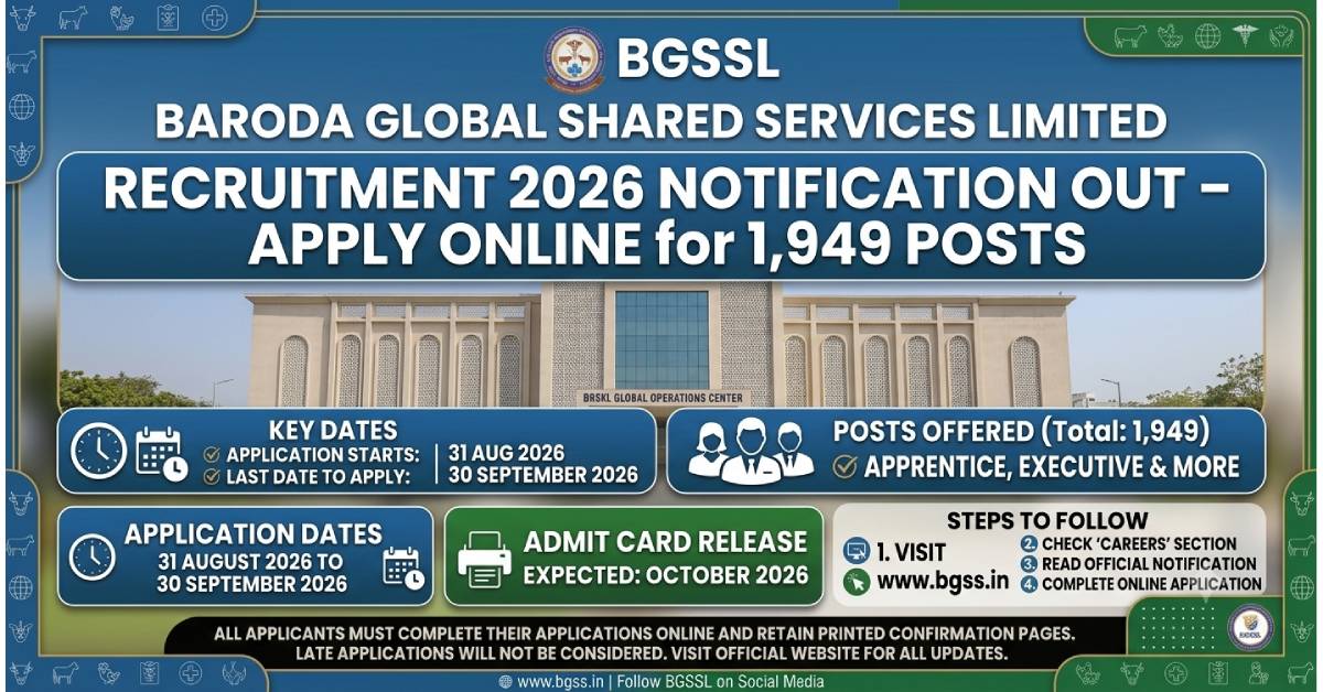 BGSSL Recruitment 2026